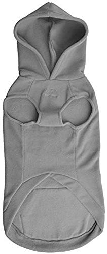 Fleece Dog Hoodie with Pouch (XX-Large / Grey)