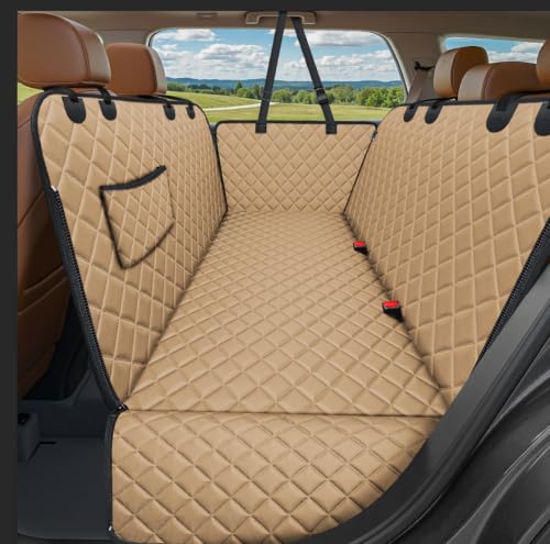 XL Dog Seat Cover for Full (Light Brown / XL - 60" Length)