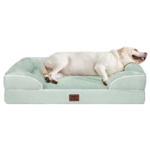 Orthopedic XXL Dog Bed (Sage Green / 46.0"l X 35.0"w X 7.5"th)