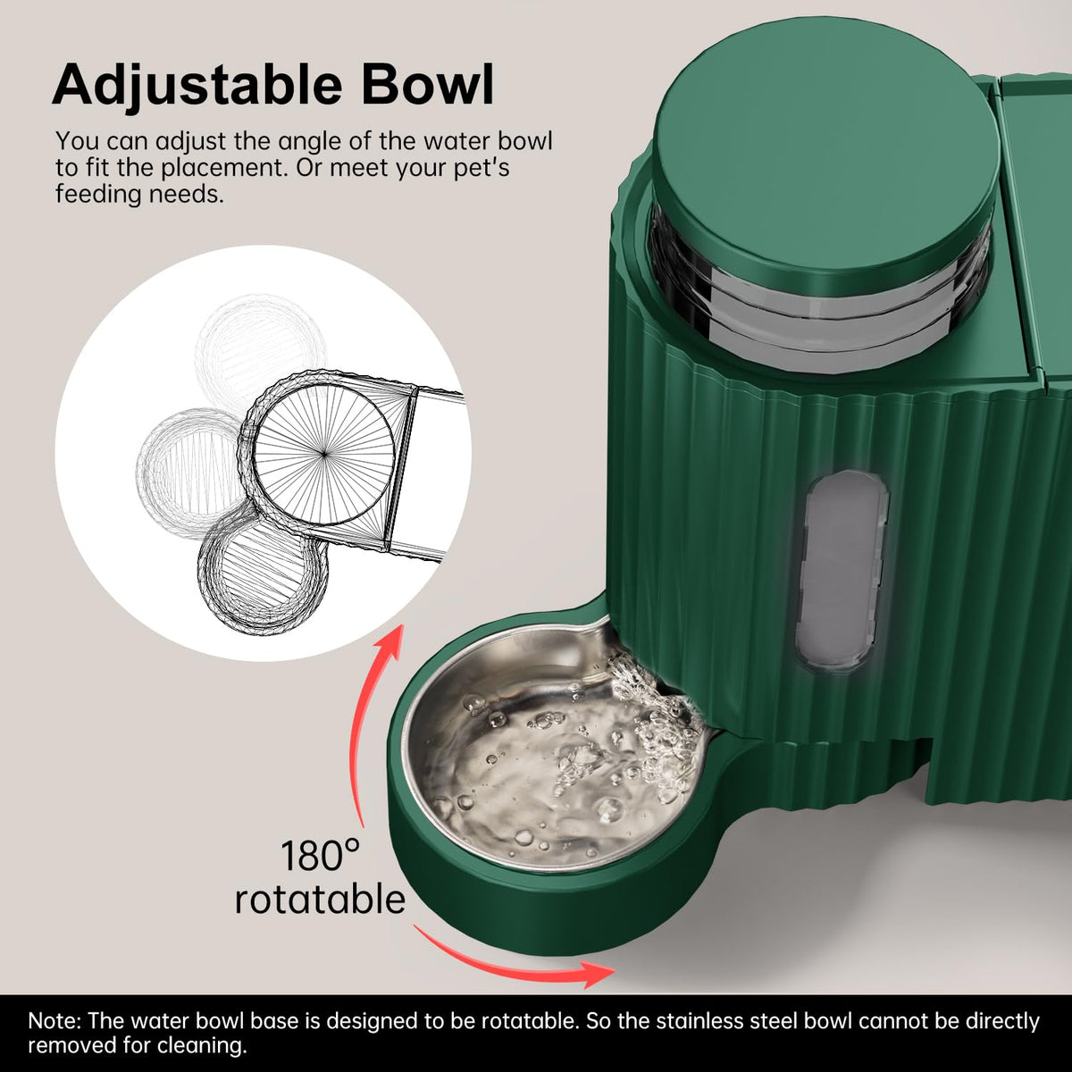 Gravity Automatic Cat Feeder (Large (0.8 Gallon x 2) / Green)