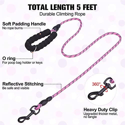 Step in Dog Harness and Leash Set (XX-Small(Chest Girth 11.5"-13") / Pink Polka Dots)