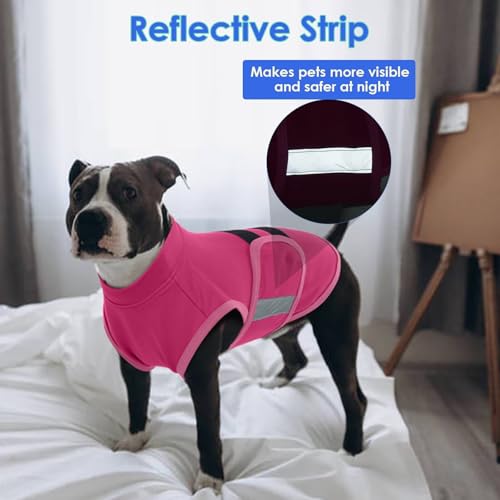 Dog Anxiety Relief Coat (RoseRed / Medium)