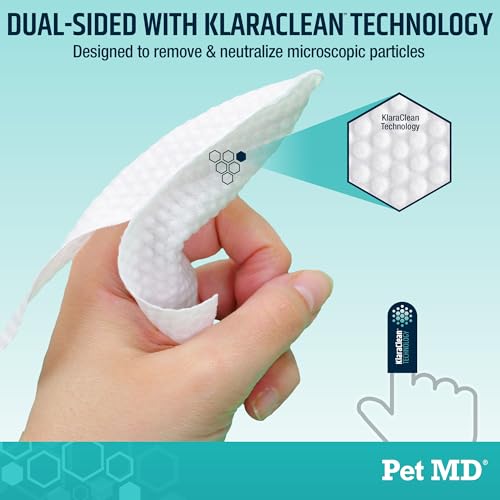 Pet Dental Finger Wipes for Dogs (50 Count (Pack of 1))