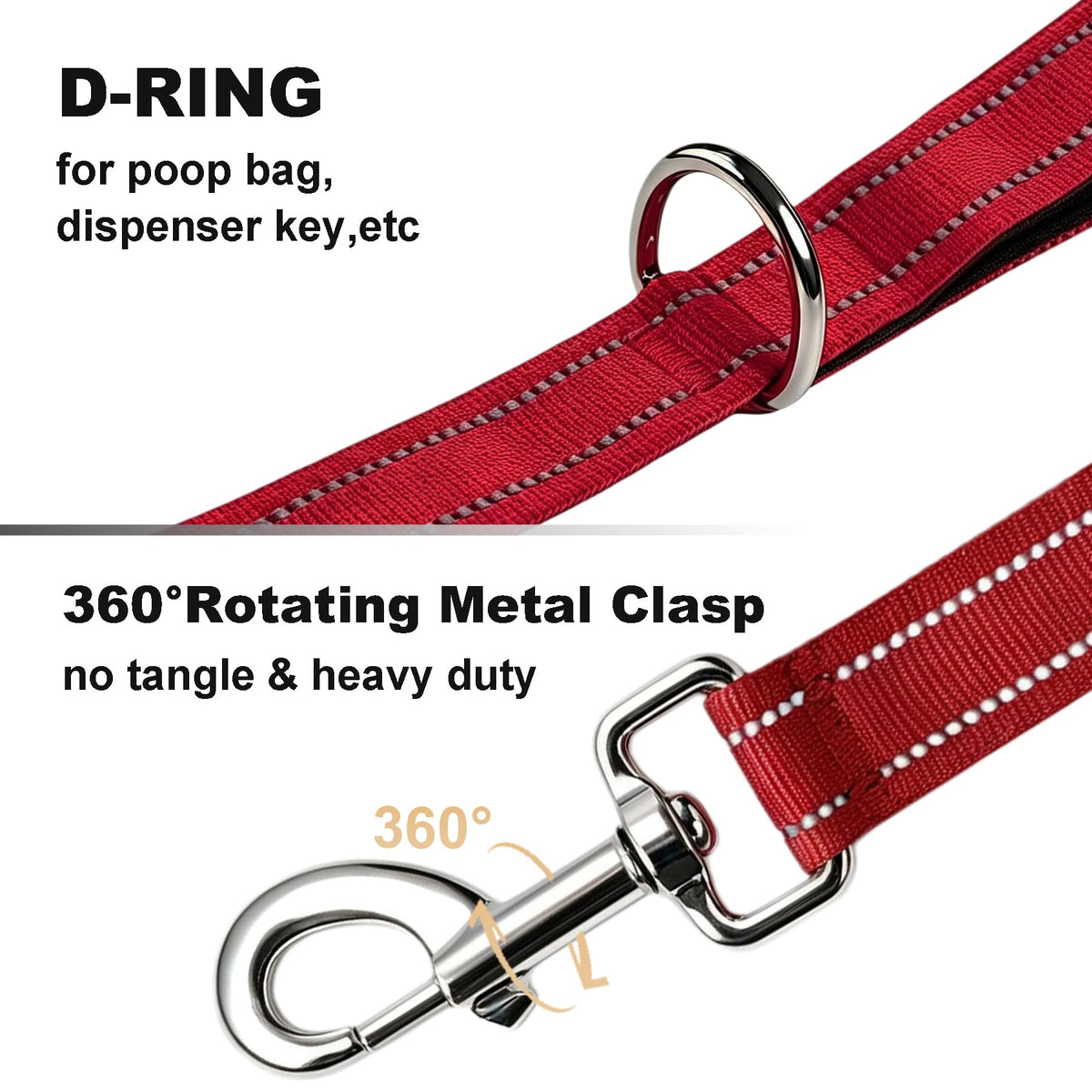 Bungee Shock Absorbing 5 (Red / 5FT-6FT)