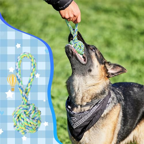 15 Pcs Dog Rope Toys for Aggressive Chewers