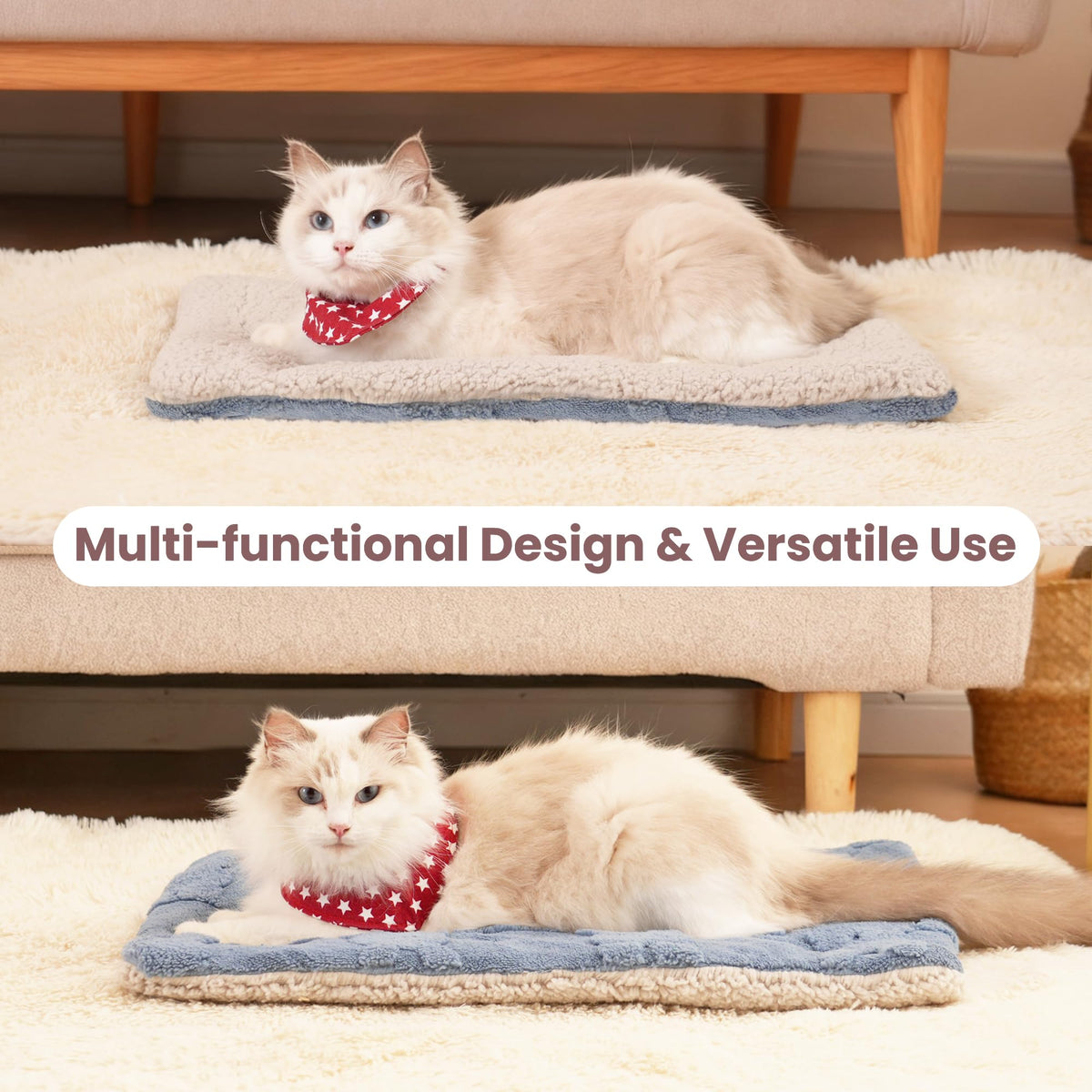 Self Warming Cat Bed (S - 22 X 16 Inch)