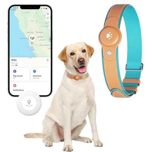 GPS Tracker for Dogs (Brown / L(12.5''-21''))