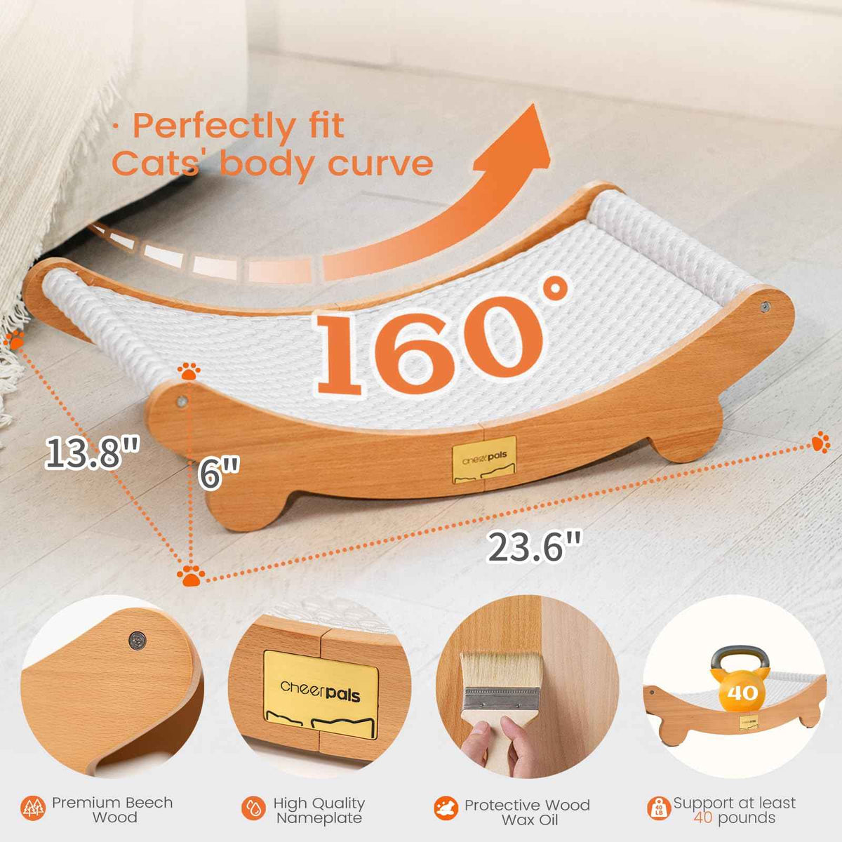 Outdoor Cat Bed (Brown)