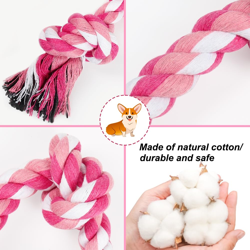 Dog Rope Toy Rope Toys for Dogs (Small / Red)