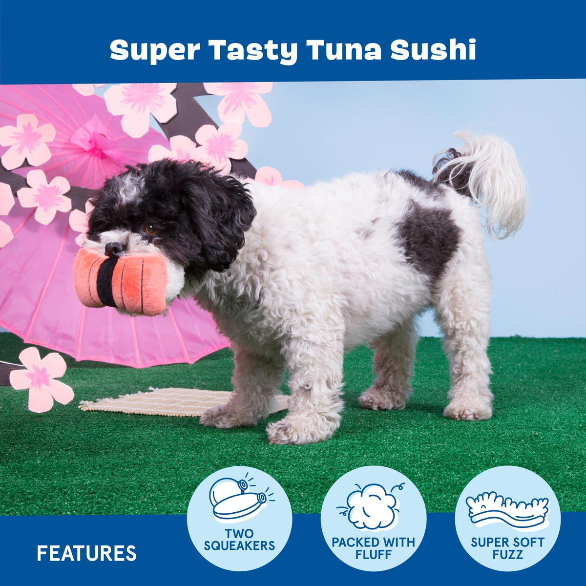 Super Tasty Tuna Sushi Dog Toy (Tuna Sushi)