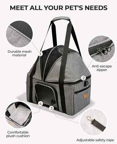 Top Expandable Cat Carrier with Semi (Blue / Medium)
