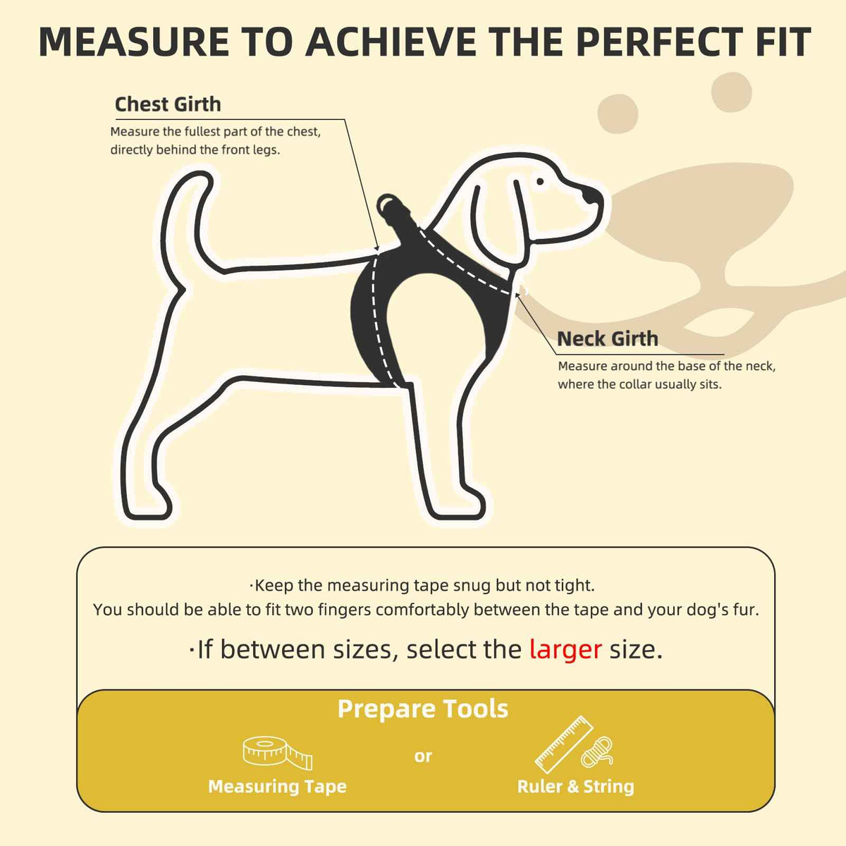 Dog Harness Collar and Leash Set No Pull for Small Medium Sized (Brown&Yellow (Fall) / XXS (CHEST 11.5"-13"))