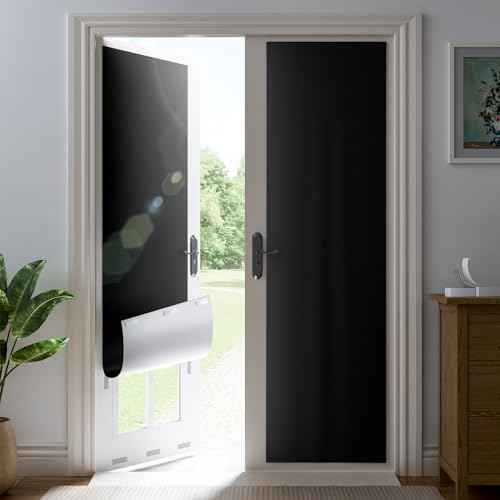 100% Blackout Curtains for Bedroom (Black / 32"W x 72"L (Pack of 1))