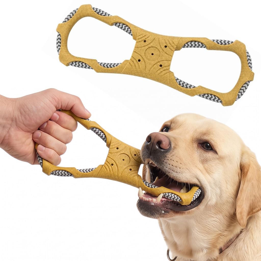 Tug of War Dog Toy (Infinity Knot - Yellow)
