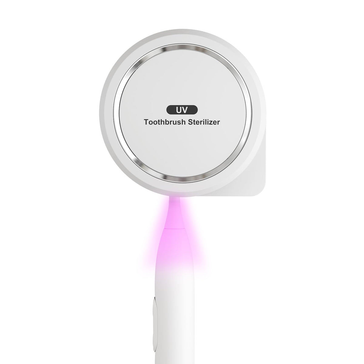 UV Toothbrush Sanitizer Holder (White)