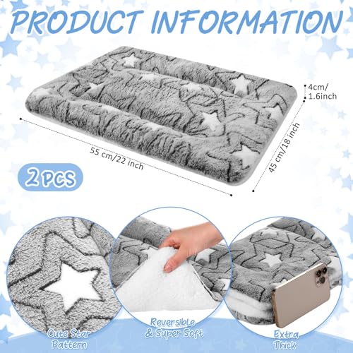 2 Pack Self Warming Cat Mat (Grey / 22'' X 18'')