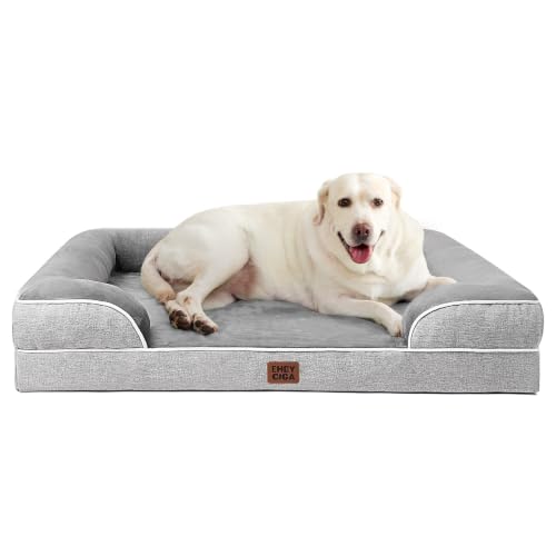 Orthopedic XXL Dog Bed (Grey / 46.0"l X 35.0"w X 7.5"th)