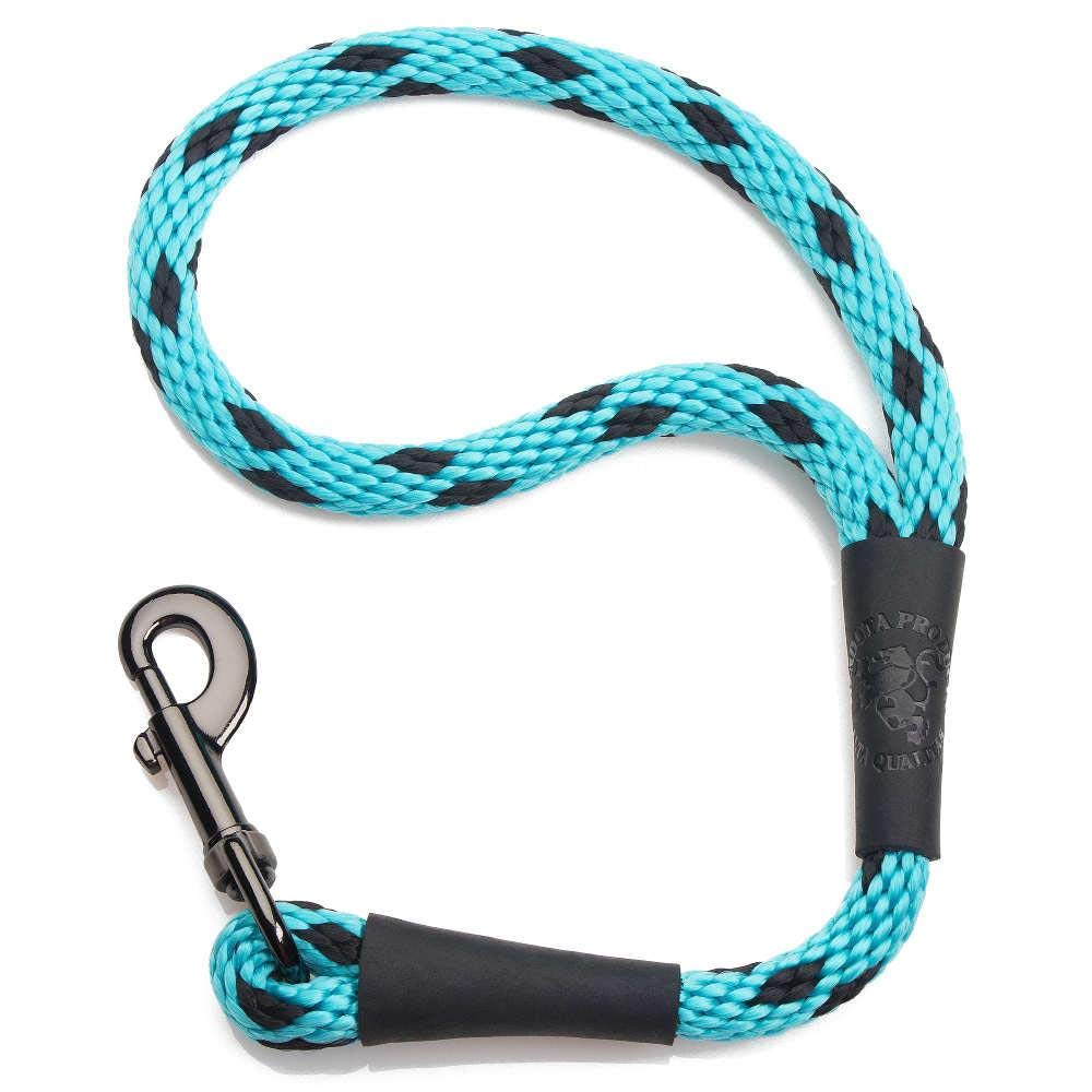 Traffic Leash (1/2 in x 16 in / Black Ice Turquoise)