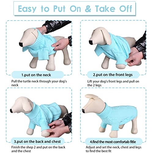 XXL Dog Sweater (XX-Large / Sky Blue)