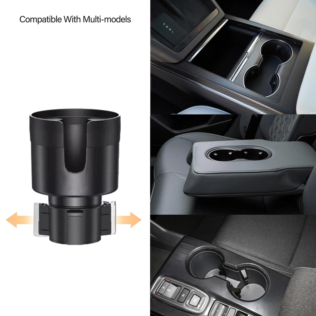 for Car Cup Holder Expander Adapter Adjustable Base Compatible with Yeti 14 (Plus)