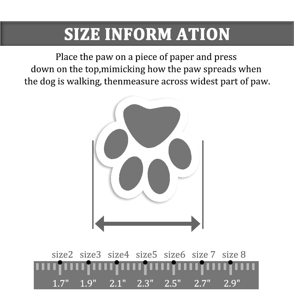 Dog Boots & Paw Protectors Non (Size 1: （2.3''x1.6'')(L*W) for 10-23 lbs / Black)