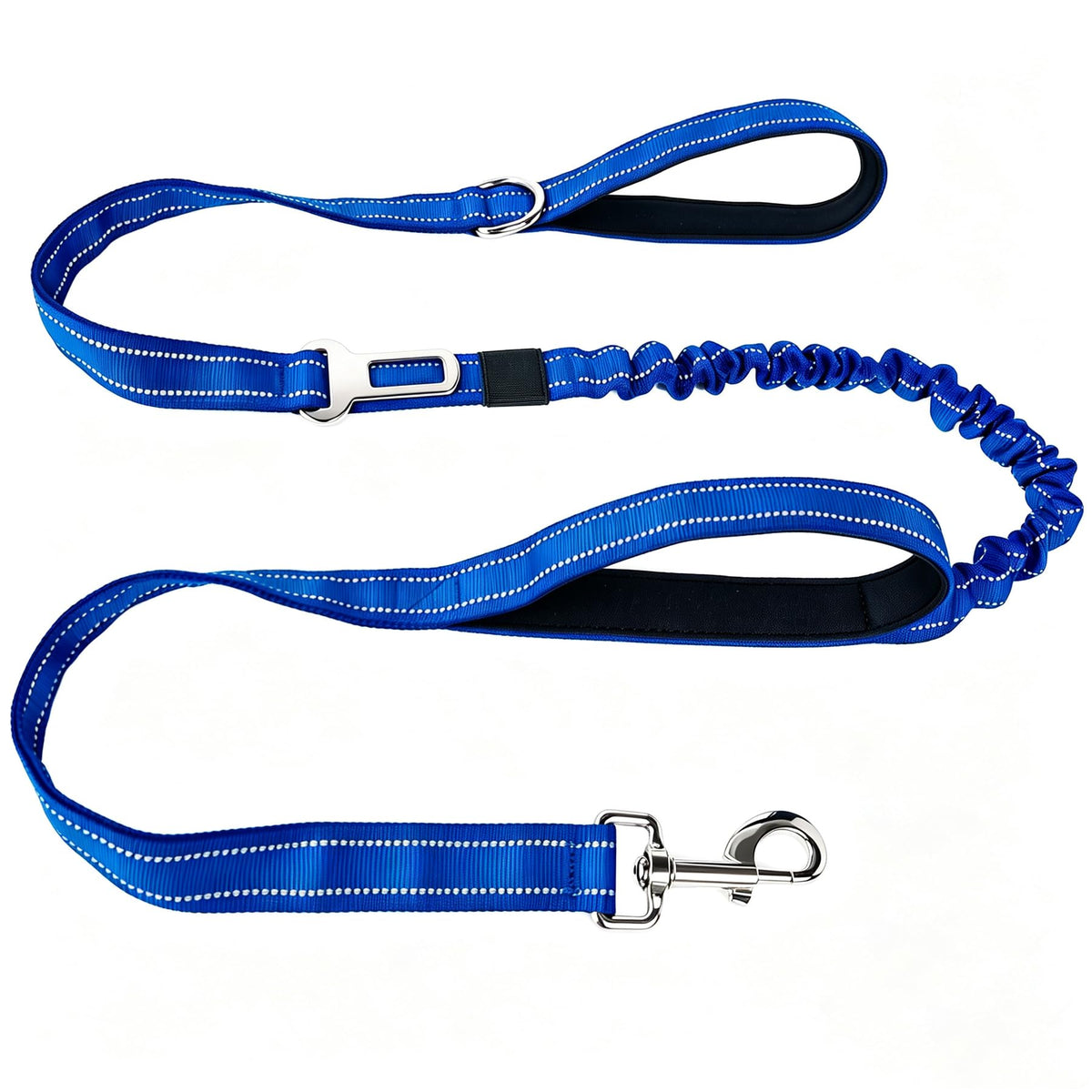 Bungee Dog Leash 5FT (Royal Blue / 5FT-6FT)