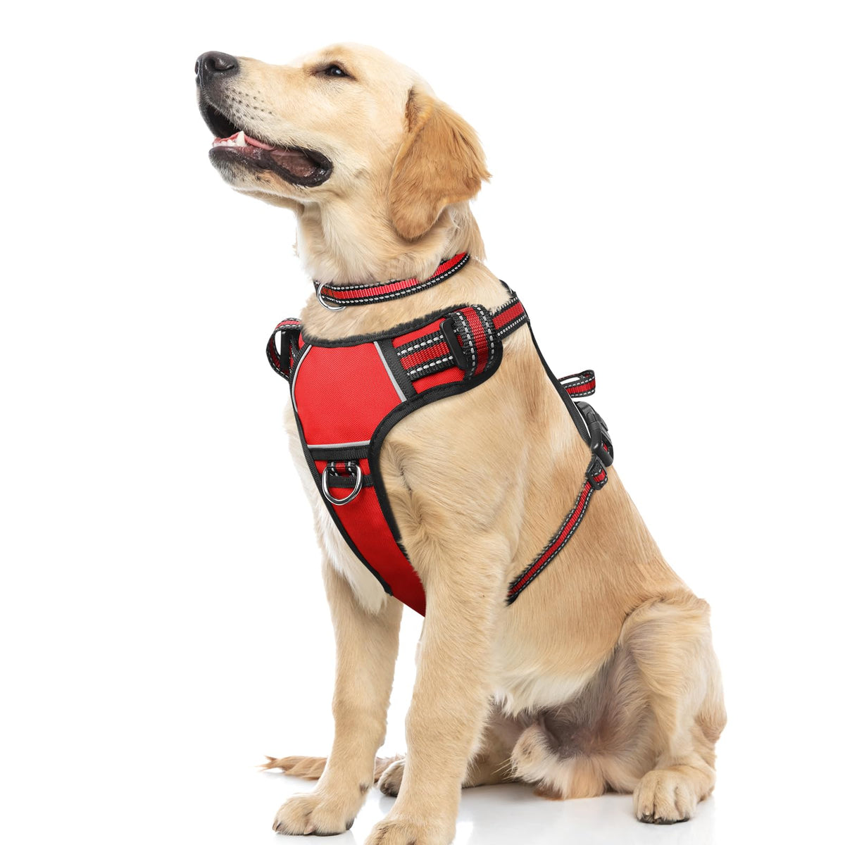 Dog Harness No Pull (Large / Red)