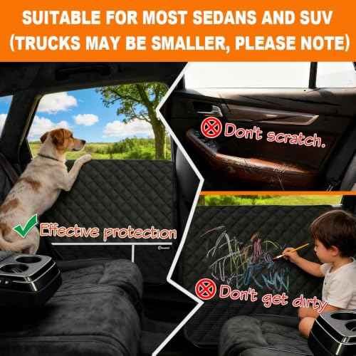 Dog Car Door Protector 4 Pack (black / 4pcs)