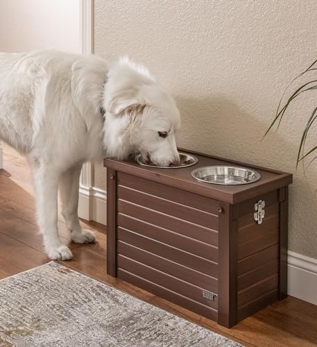 Piedmont Elevated Dog Feeder (Brown)