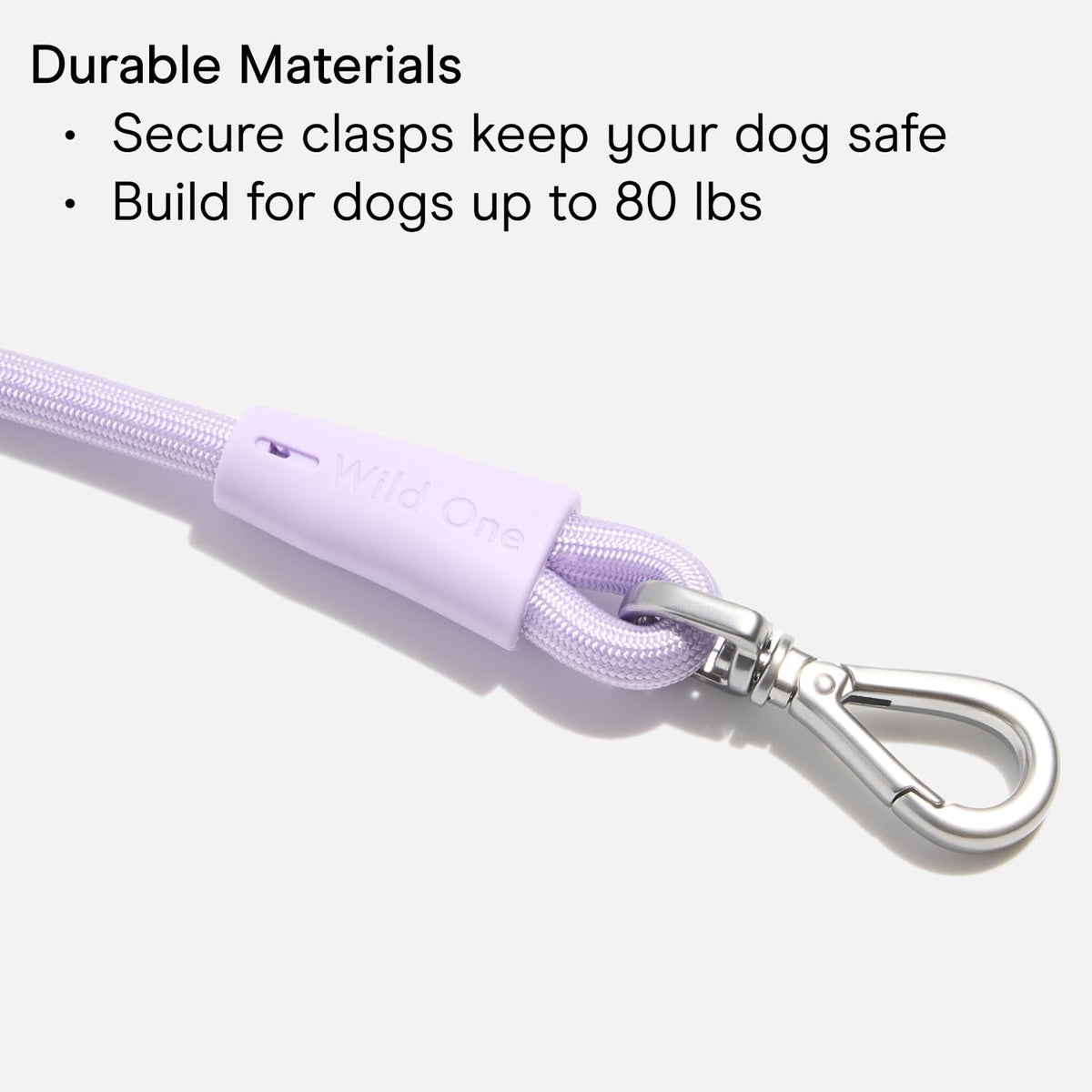 Hands Free Adjustable Rope Dog Leash (Bubblegum)