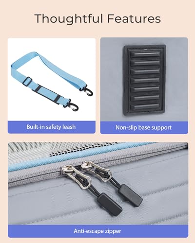 Top Expandable Pet Carrier (17.0"L x 11.0"W x 11.0"H / 2-Black)