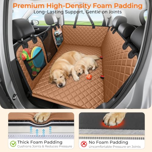 Back Seat Extender for Dogs (Tan / M - Cars / Full Size SUVs)