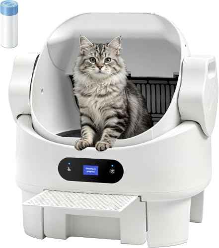 Automatic Cat Litter Box Open (Automatic-White)