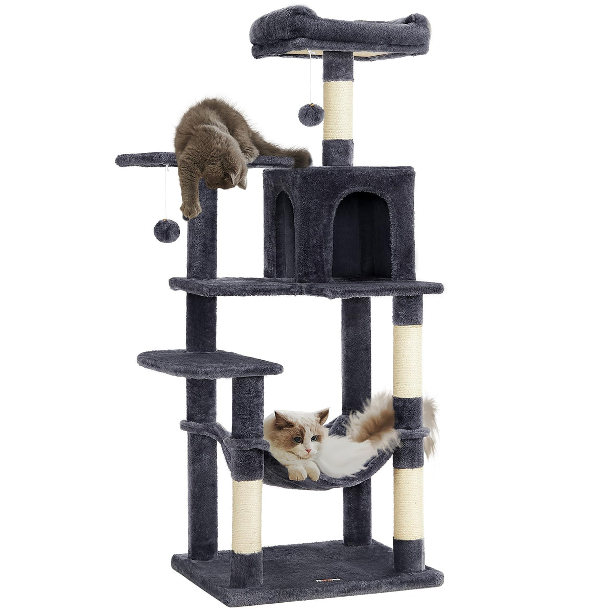 Cat Tree 54.2 (54.2 Inches / Smoky Gray)