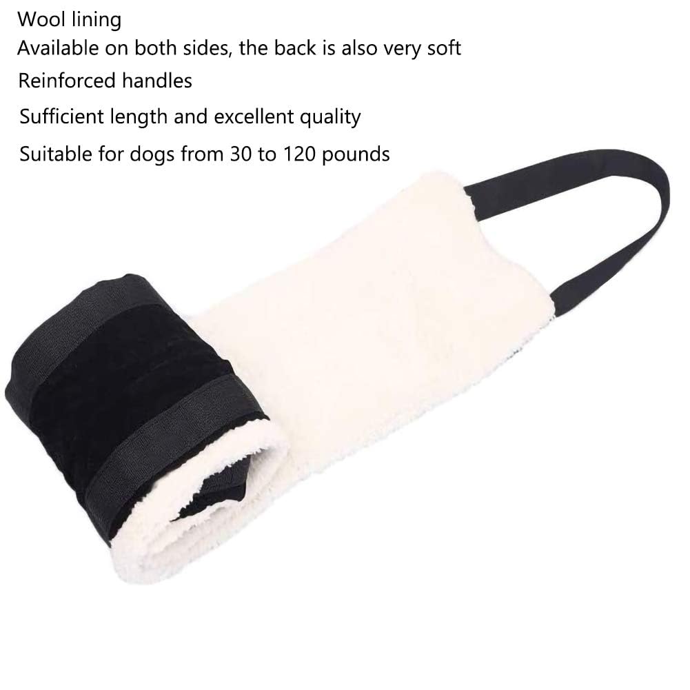 30 120 lbs Dog Sling for Large Dogs Hind Leg Support (Black)