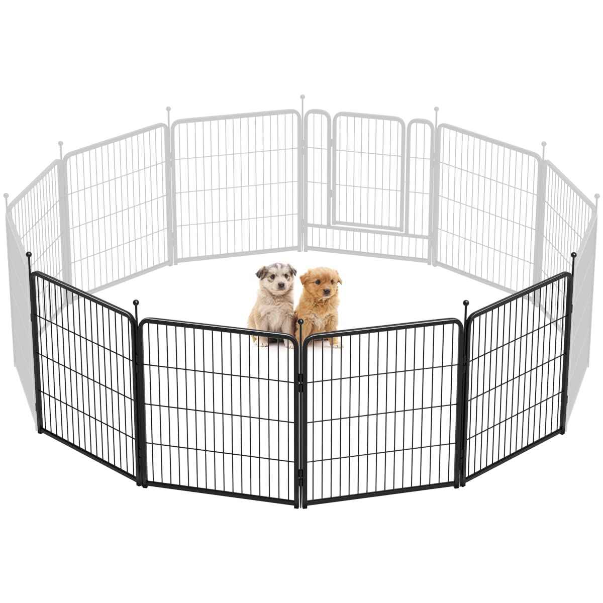 Rollick Dog Playpen (Black / 32"H)