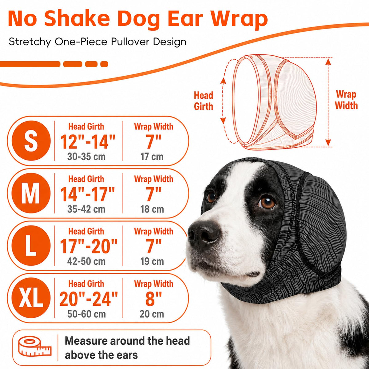 Dog Ear Muffs (Grey / Medium(Head Circle:14"-17"))