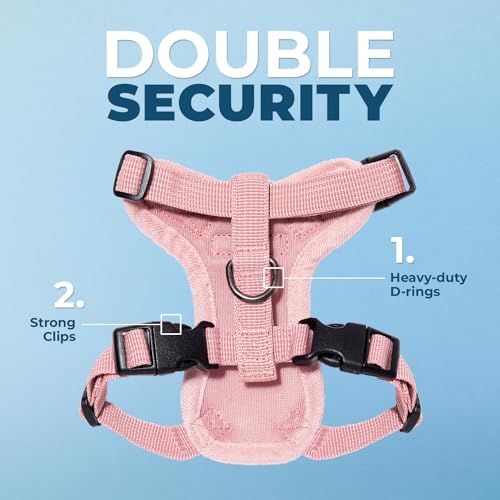 Voyager Step in Lock Cat Harness & Leash Set (Pink / XXS (Chest: 11.5 - 14"))