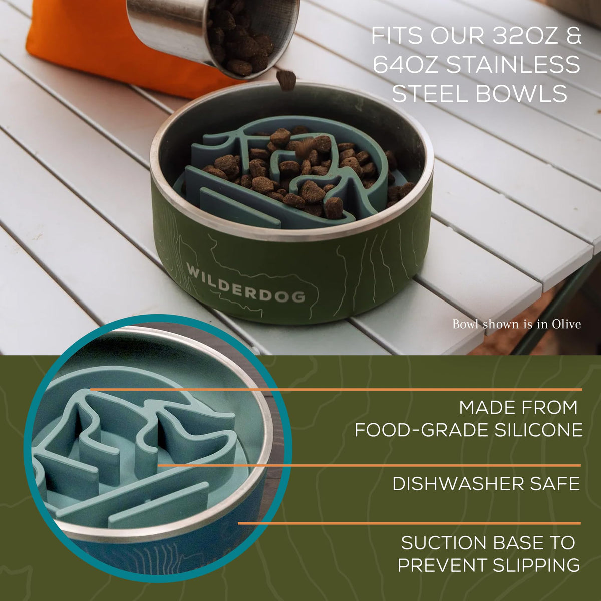 Slow Feeder Bowl (4.5 Inch Diameter)