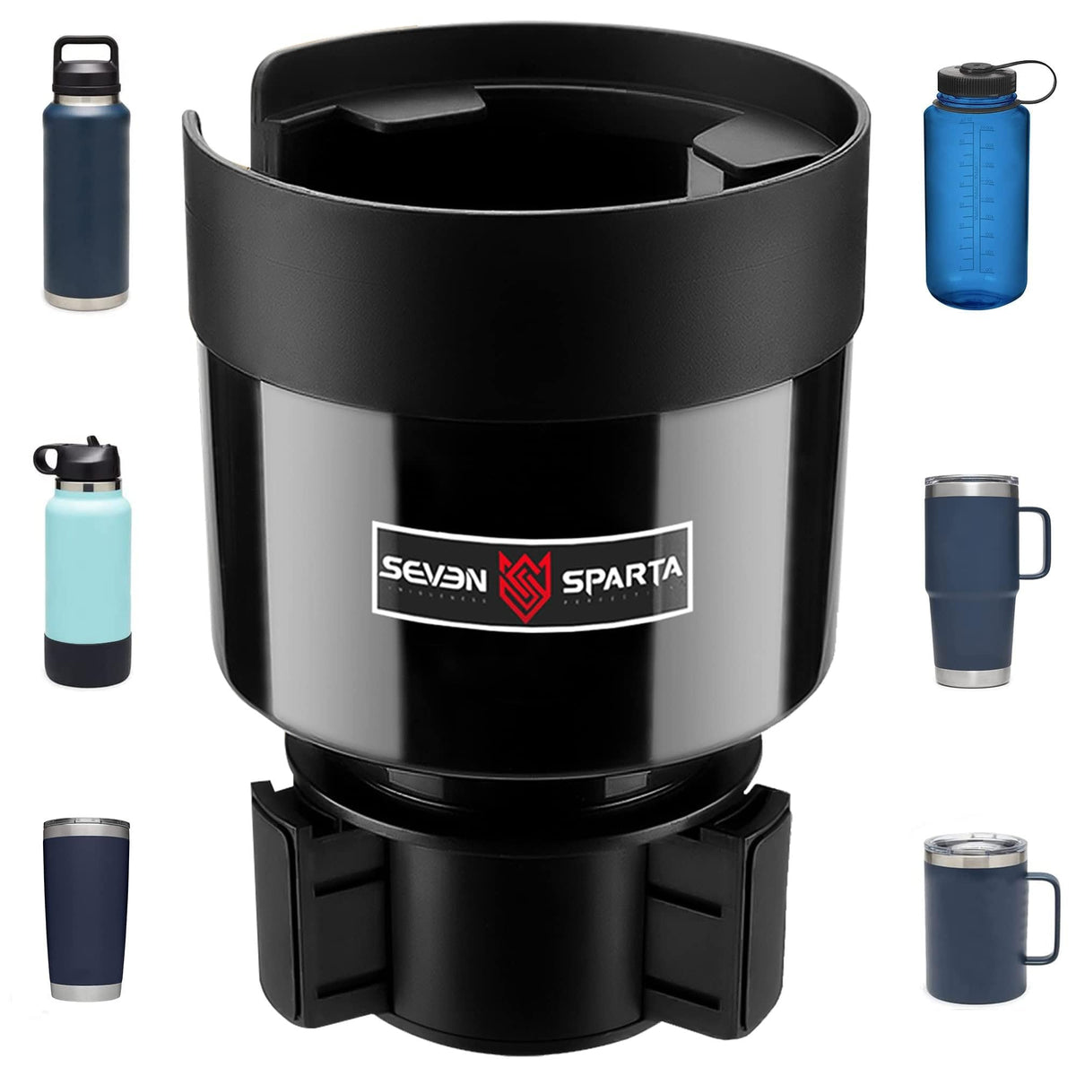 Car Cup Holder Expander for 32 (Black / Medium*1)