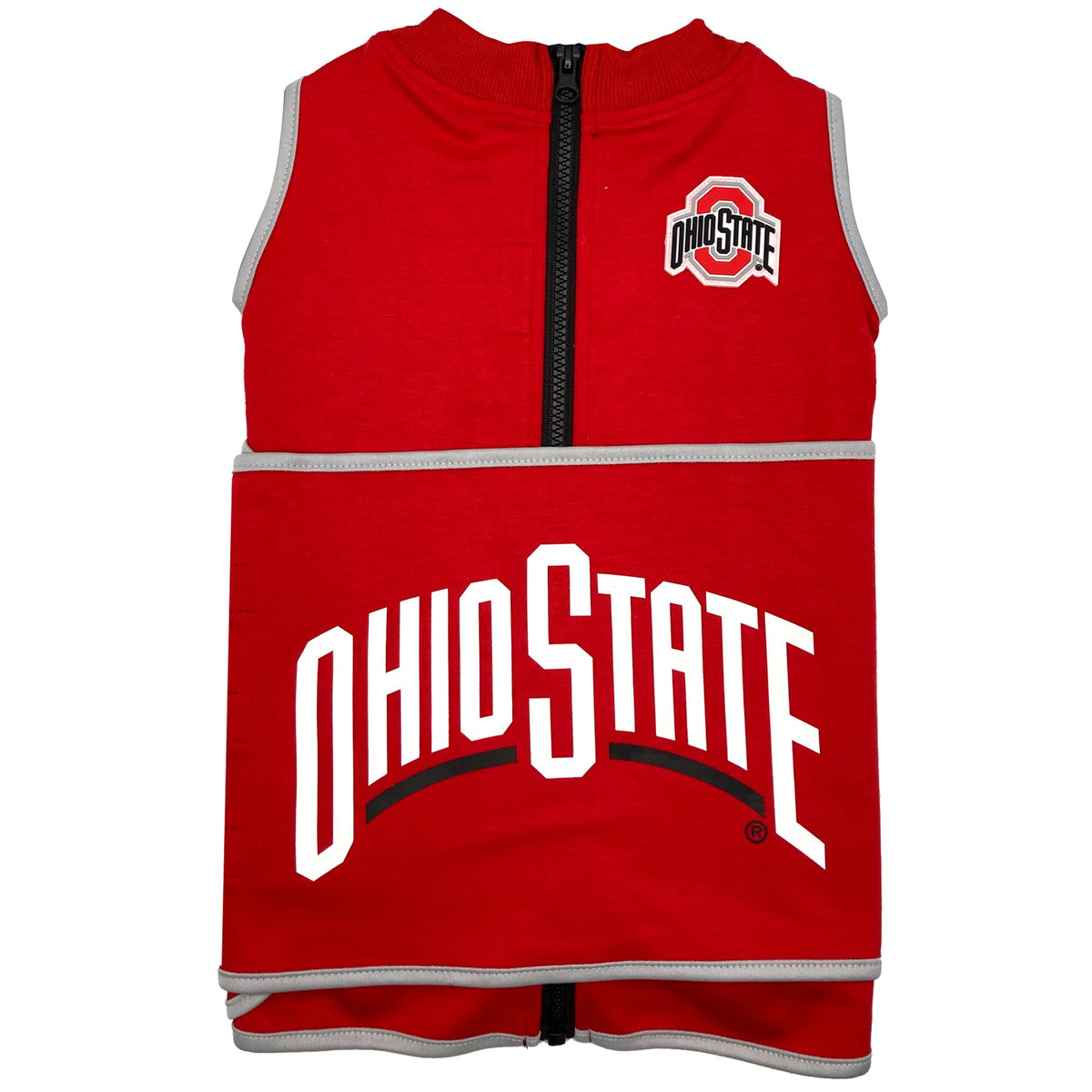 NCAA Ohio State Buckeyes Dog Anxiety Shirt Calming Soothing Vest (Small / Ohio State Buckeyes)