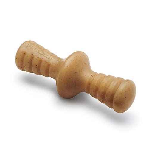 Zaggler Dog Chew Toy for Aggressive Chewers (Brown / Small)