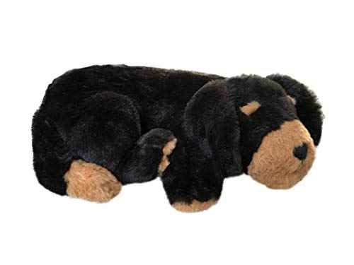 Plush Heartbeat Toy (Black and Brown)