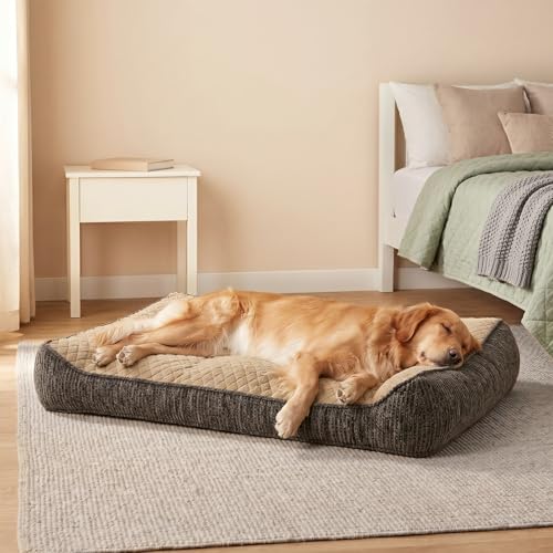 Extra Large Orthopedic Dog Beds Large Sized Dog (XXL(48"L x 34.5"W x 10"Th) / Brown)