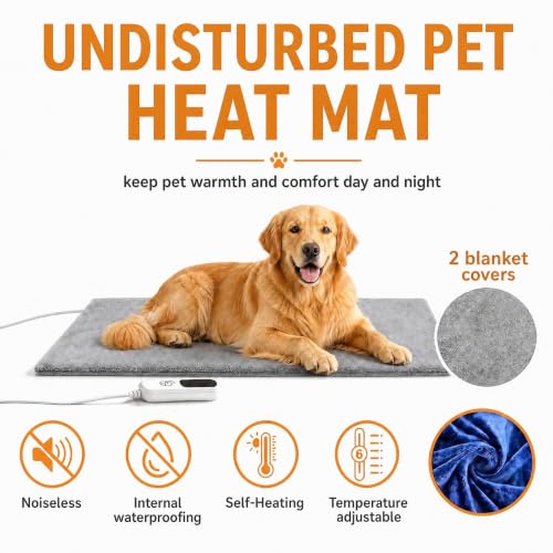 Dog & Cat Heated Bed (28"*18")