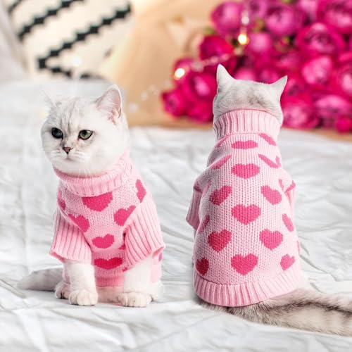 Cat Sweater for Cats Only (Pink / Large)
