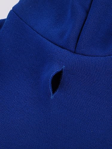 QWEEE Basic Dog Hoodie (Small / Royal Blue)