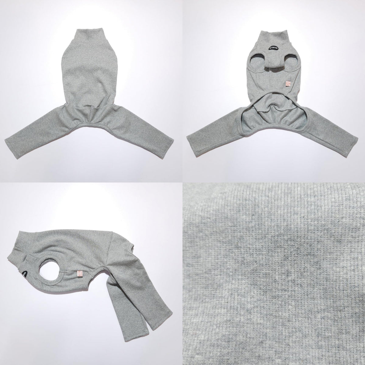 D Doggy Star Italian Greyhound Clothes High (M / COORDI GREY)