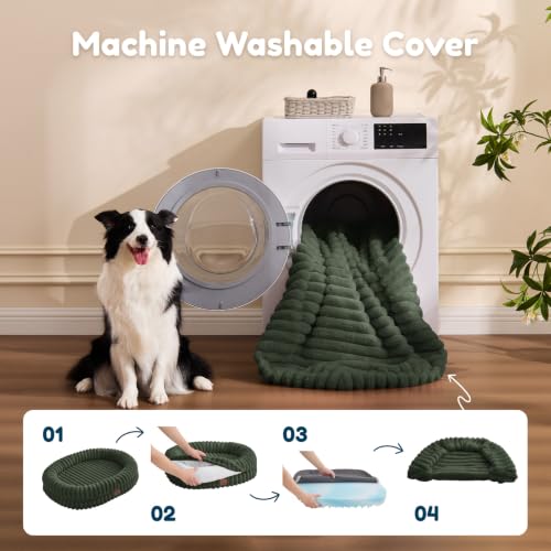Orthopedic Dog Bed (Olive Green / L(35*28*7))
