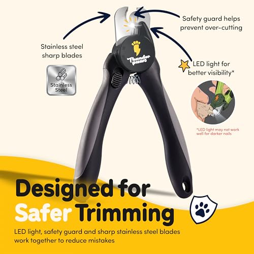 LED Dog Nail Clippers with Light